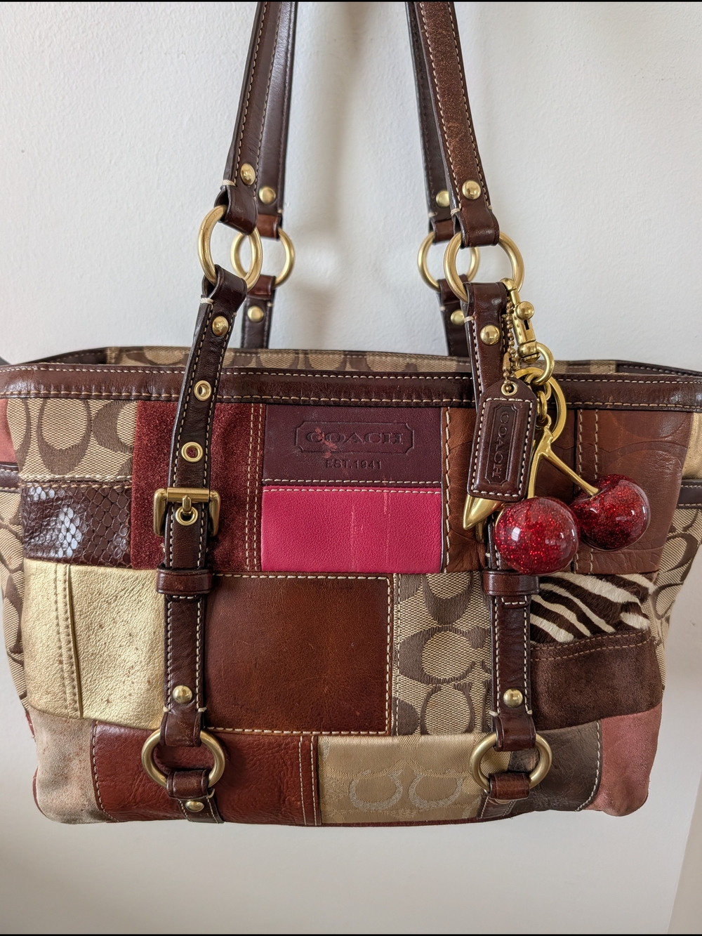 Coach Y2K Vintage Patchwork Bag